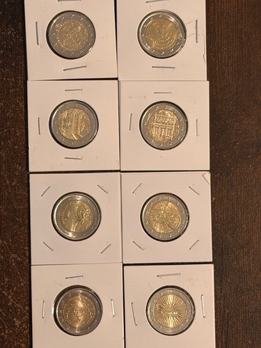 Euro coins unc - coins,