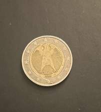 circulated 2 euro coin