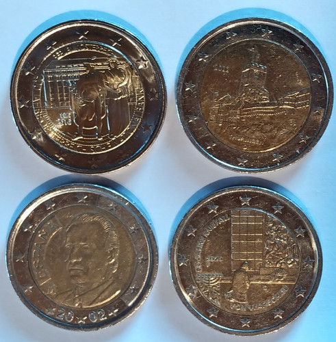 Euro coins popular - 4x, *popular