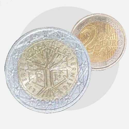 Euro coin france 2001 - euro, rare